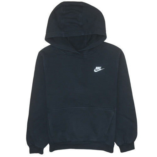 Nike Boys Black Pullover Hoodie L 147-158cm Fleece Sweatshirt