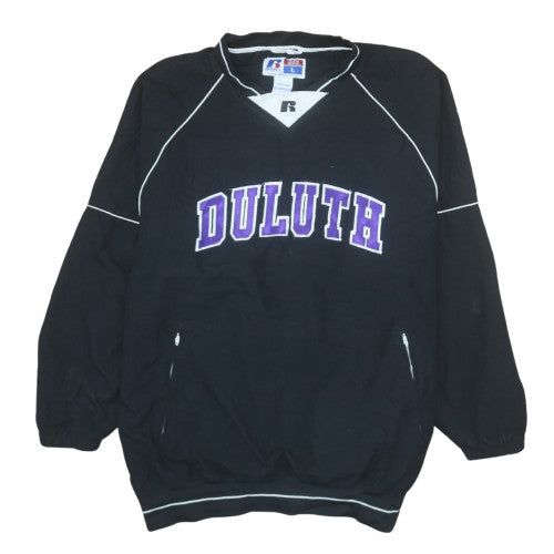 Russell Athletic Men's Black L Pullover Sweatshirt Duluth Graphic