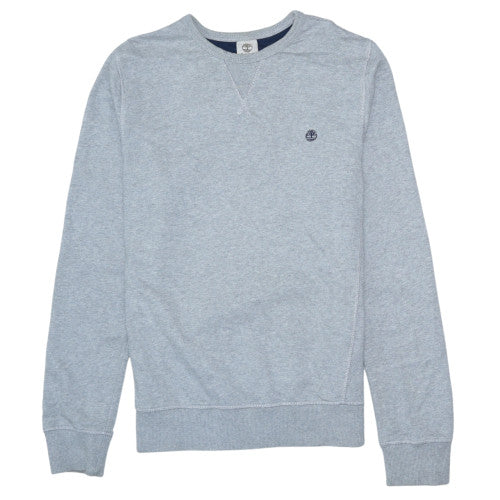 Timberland Men's Grey Crew Neck Cotton Blend Sweatshirt Size M