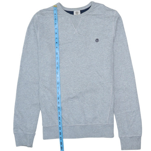 Timberland Men's Grey Crew Neck Cotton Blend Sweatshirt Size M