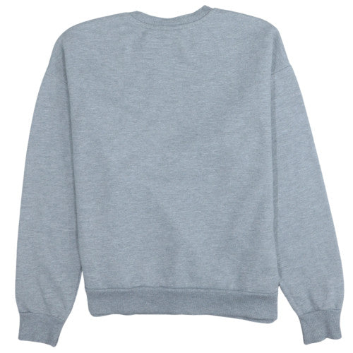 Disney Primark Women Grey Stitch Sweatshirt Size S Crew Neck Pullover