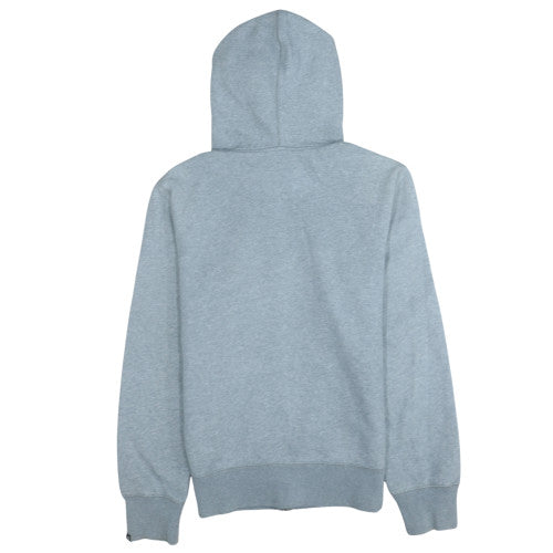 Nike Men's Grey Full Zip Hoodie Small Lightweight Fleece Sweatshirt