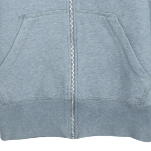 Nike Men's Grey Full Zip Hoodie Small Lightweight Fleece Sweatshirt