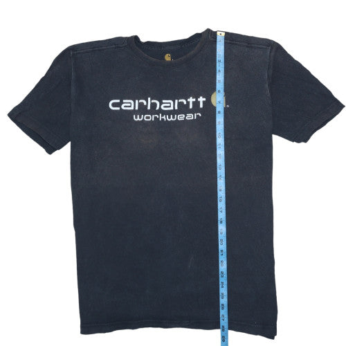 Carhartt Men's Black Relaxed Fit Workwear Logo T-Shirt L