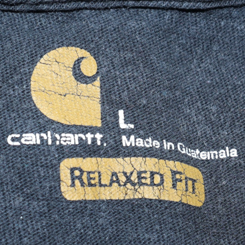Carhartt Men's Black Relaxed Fit Workwear Logo T-Shirt L