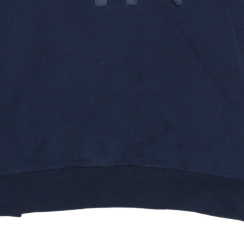 Hugo Boss Men's Blue Logo Crew Neck Sweatshirt Size L Regular Fit