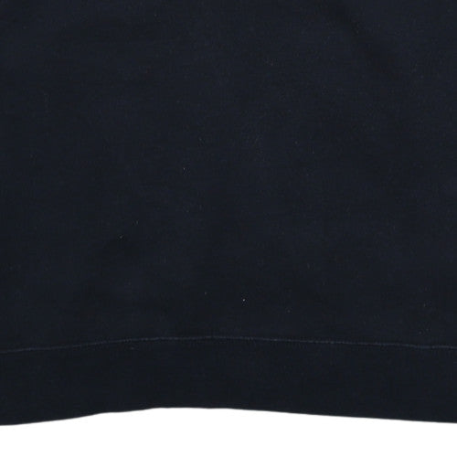 Champion Men's Grey Black 1/4 Zip Fleece Sweatshirt XL