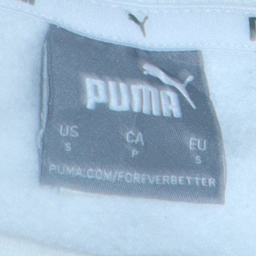 Puma Men's White Crew Neck Pullover Sweatshirt S