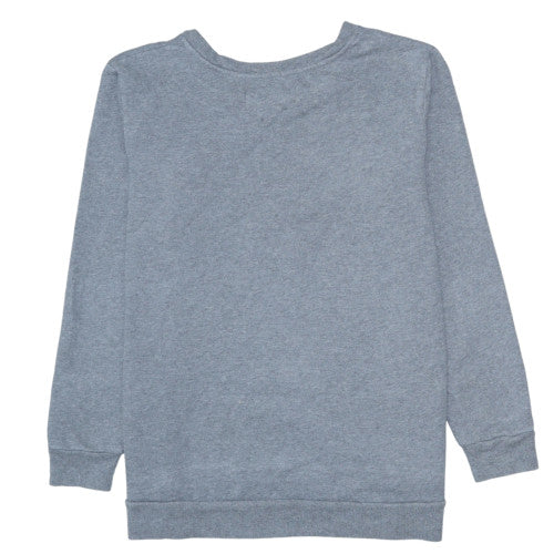 Calvin Klein Jeans Womens Grey Cotton Pullover Sweatshirt M