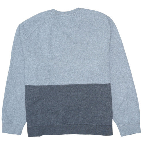 Nike Mens Grey Long Sleeve Crew Neck Pullover Sweatshirt L