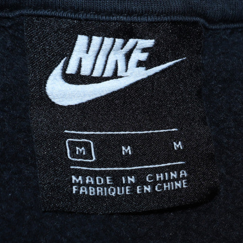 Nike Men's Black Medium Crew Neck Cotton Sweatshirt