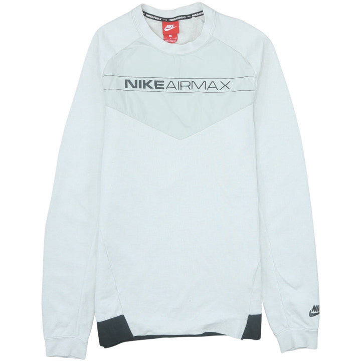 Nike Air Max Men's Grey Small Pullover Sweatshirt Crew Neck