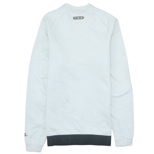 Nike Air Max Men's Grey Small Pullover Sweatshirt Crew Neck