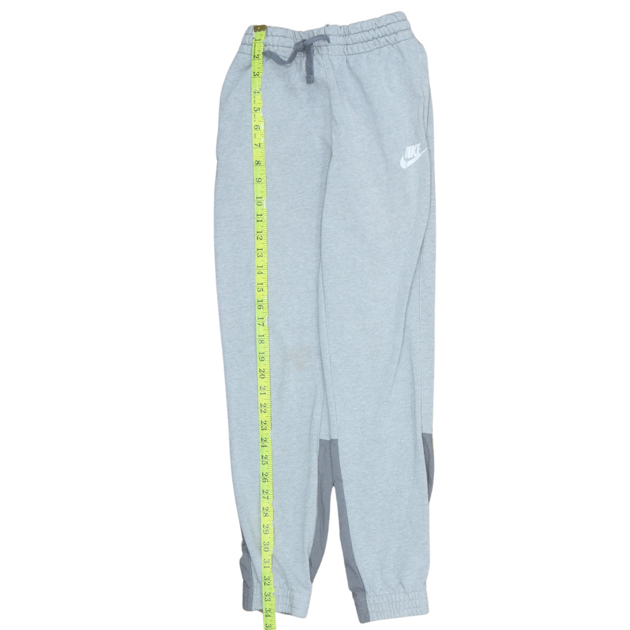 Nike Boys Grey Jogger Sweatpants 12 Years Elastic Waist Casual Trousers