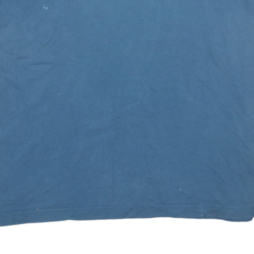FILA Men’s Blue XL Retro Graphic Logo Short Sleeve Cotton T-Shirt