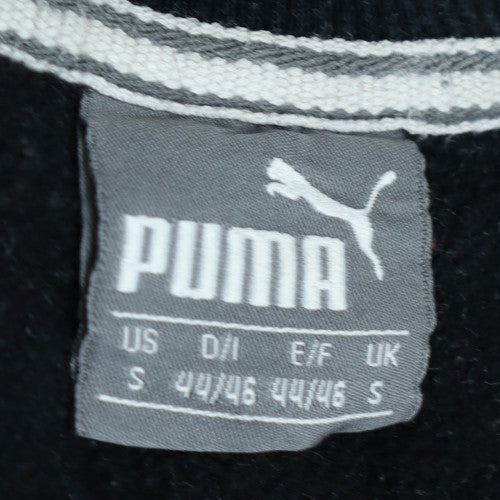 Puma Men's Black Pullover Sweatshirt Size S Crew Neck Fleece