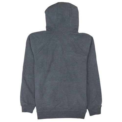 Helly Hansen Men's Grey Pullover Hoodie M Fleece Logo Outdoor