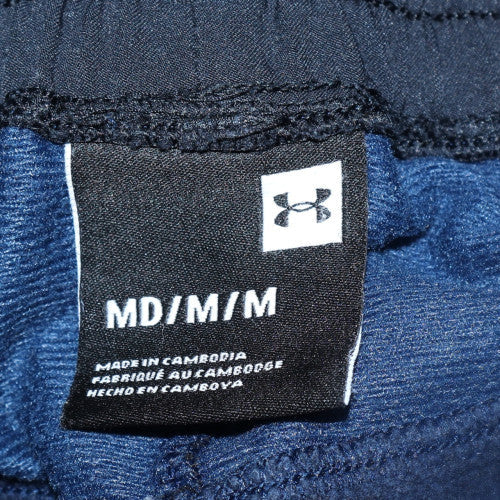 Under Armour Men's Blue M Jogger Fleece Sweatpants Tapered Fit