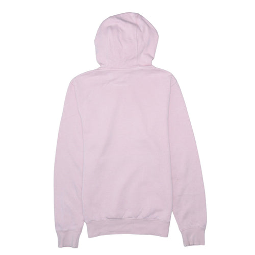 Nike Womens Pink Pullover Hoodie XS Cotton Blend Logo Sweatshirt