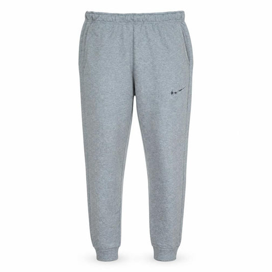Front view of Nike men’s grey dri-fit jogger sweatpants medium standard fit