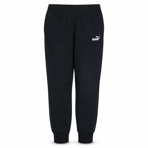 Puma Womens Black Jogger Trousers Size 12 Regular Fit Fleece