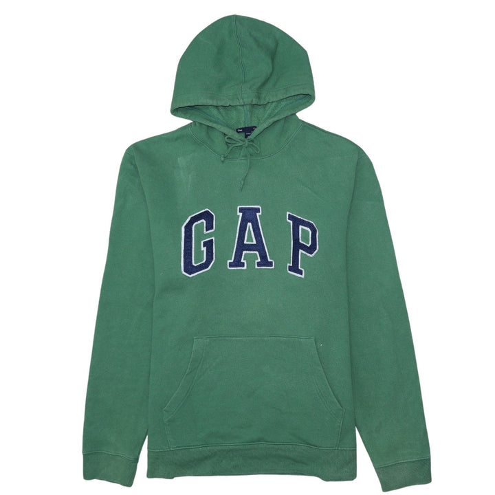 GAP Men's Green Pullover Logo Hoodie Size L Fleece Sweatshirt