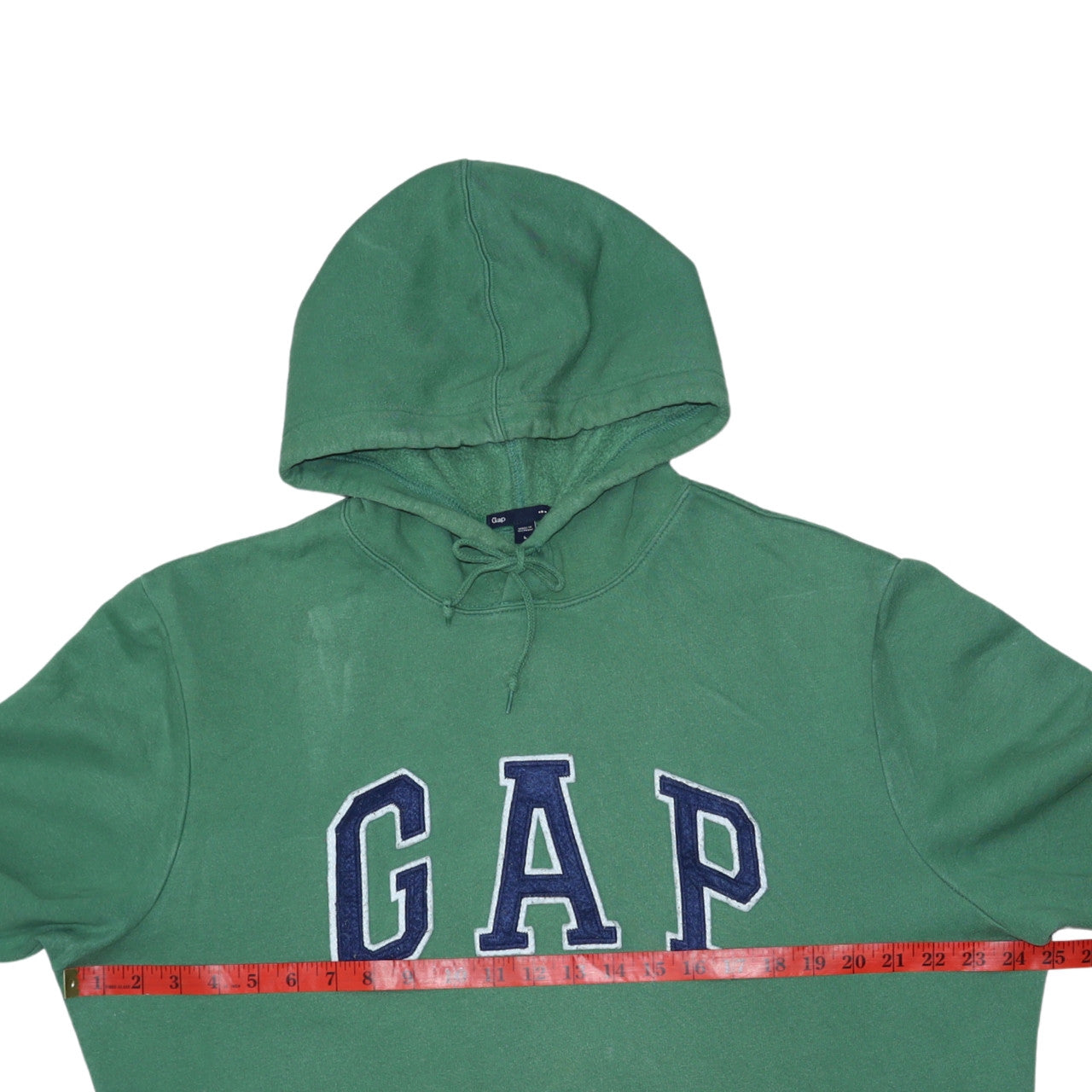 GAP Men's Green Pullover Logo Hoodie Size L Fleece Sweatshirt