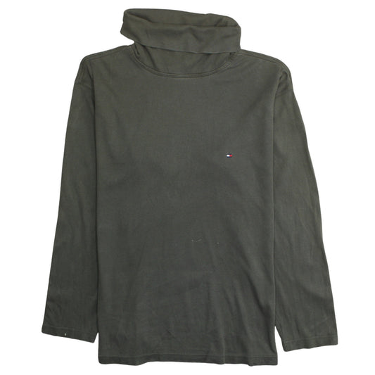 Tommy Hilfiger Men's Green L Pullover Cotton Sweatshirt