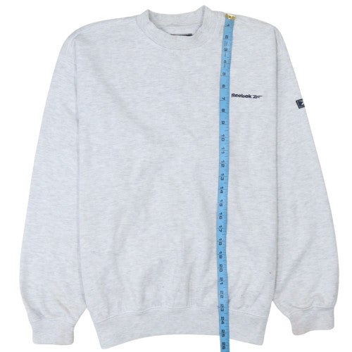 Reebok Men's Grey Crew Neck Pullover Sweatshirt Size L