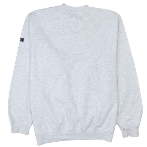 Reebok Men's Grey Crew Neck Pullover Sweatshirt Size L