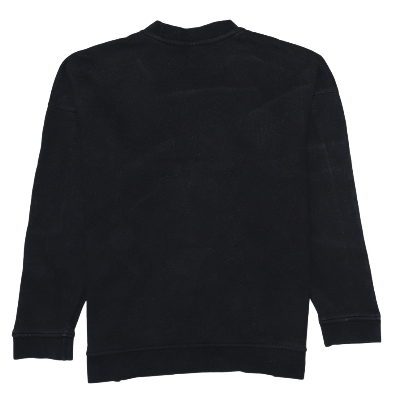 Adidas Mens Black Crew Neck Pullover Sweatshirt Size M