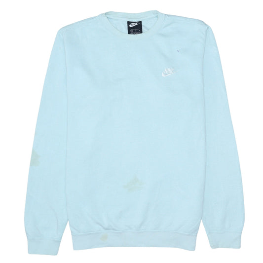 Nike Men's Blue Crew Neck Pullover Sweatshirt Size M Regular Fit
