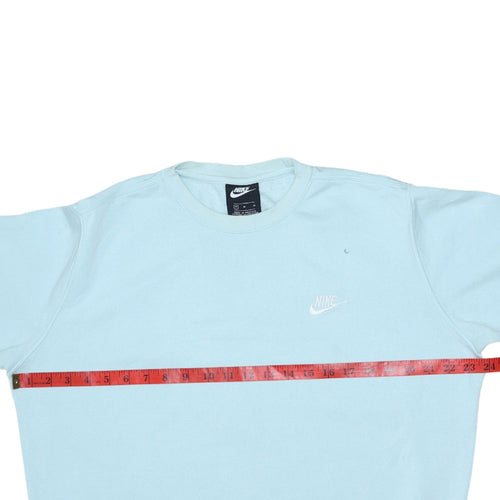 Nike Men's Blue Crew Neck Pullover Sweatshirt Size M Regular Fit