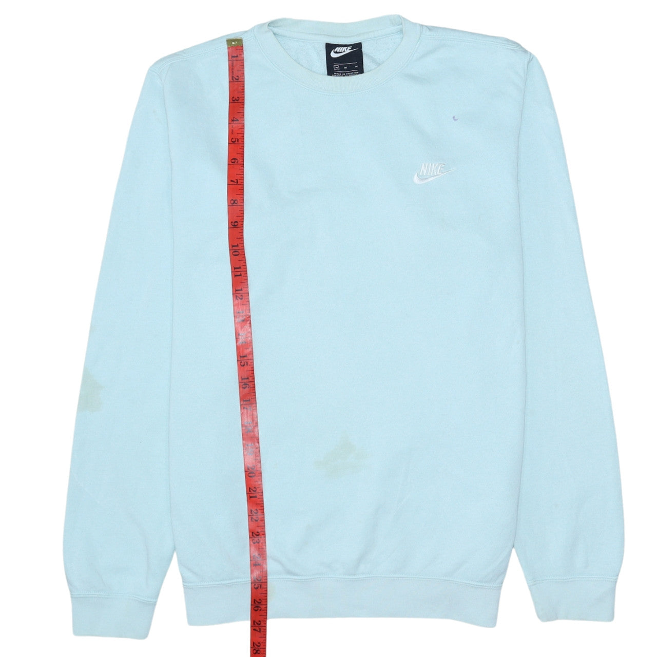 Nike Men's Blue Crew Neck Pullover Sweatshirt Size M Regular Fit