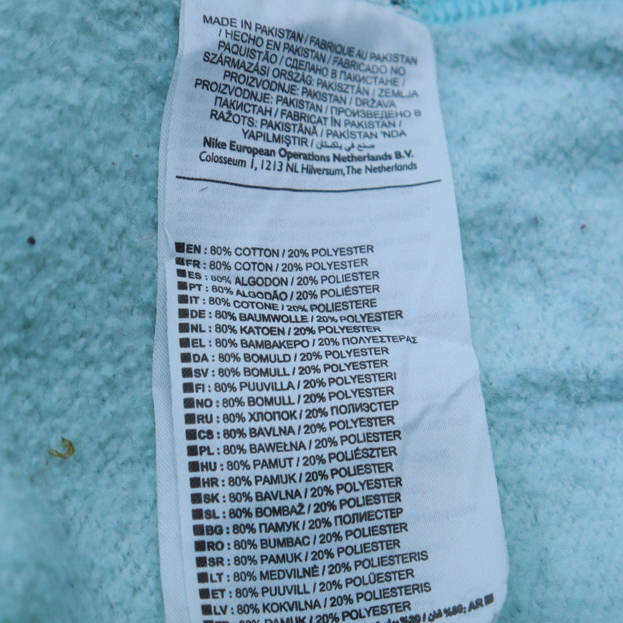 Nike Men's Blue Crew Neck Pullover Sweatshirt Size M Regular Fit