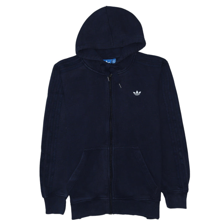 Adidas Men's Blue Full Zip Hoodie Size M Regular Fit