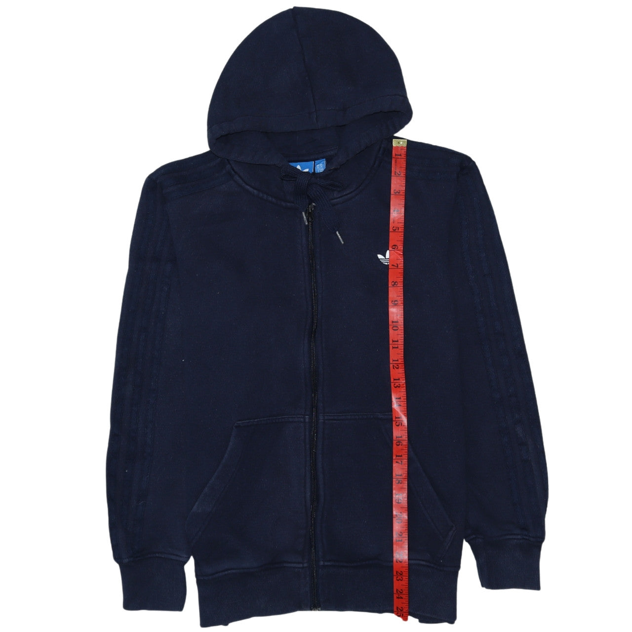 Adidas Men's Blue Full Zip Hoodie Size M Regular Fit