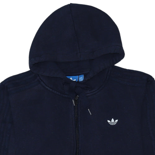 Adidas Men's Blue Full Zip Hoodie Size M Regular Fit