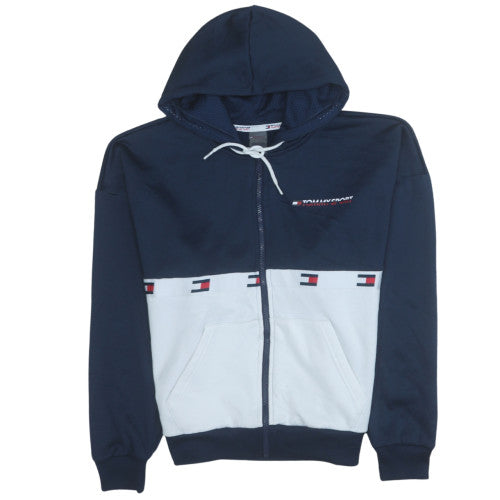 Tommy Hilfiger Men’s Blue Full Zip Hoodie Size S Classic Logo