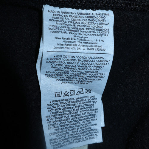 Nike Womens Black L Pullover Sweatshirt Crew Neck Cotton Blend