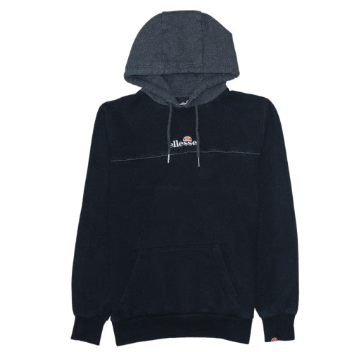 Ellesse Mens Black XS Pullover Hoodie with Logo Design