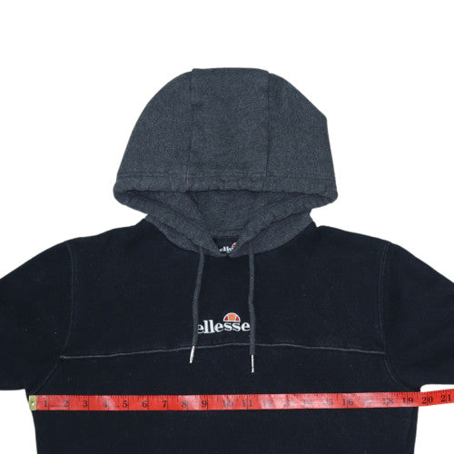 Ellesse Mens Black XS Pullover Hoodie with Logo Design