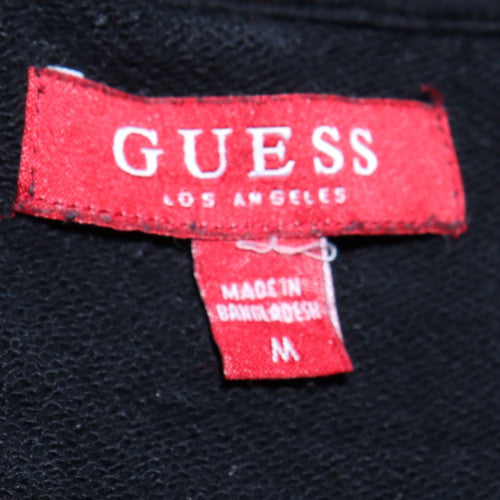 Guess Men's Black Crew Neck Sweatshirt Size M Cotton Blend