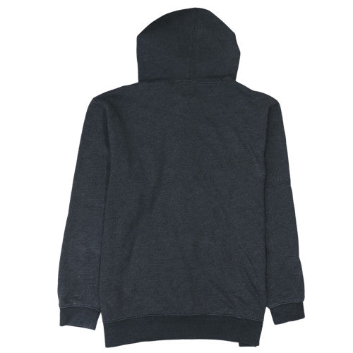 GAP Men's Black Hoodie L Pullover American Flag Logo Cotton Blend