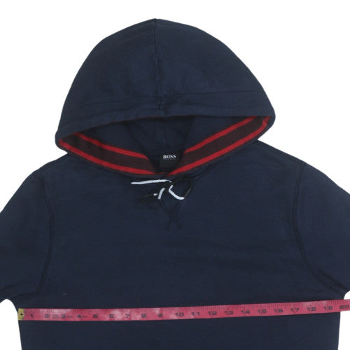 Hugo Boss Men's Blue Pullover Hoodie Size S Regular Fit