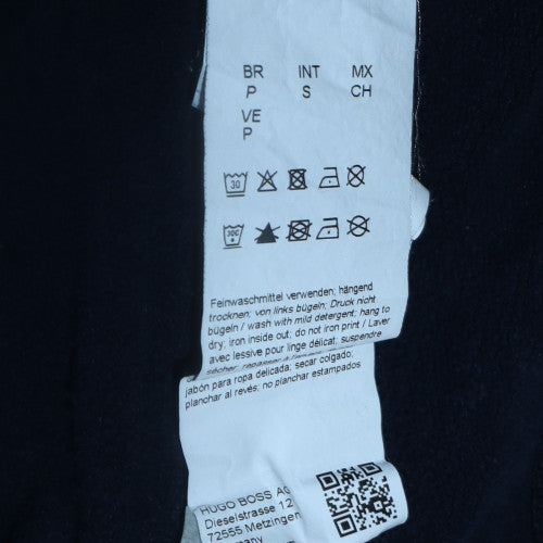 Hugo Boss Men's Blue Pullover Hoodie Size S Regular Fit