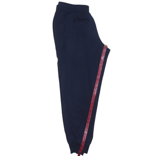 Puma Men's Navy Blue L Jogger Sweatpants with Elastic Waist