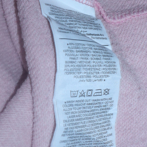 Nike Womens Pink Crew Neck Pullover Sweatshirt Size S Classic Fit