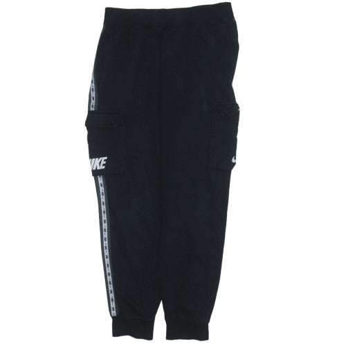 Nike Men's Black Fleece Jogger Trousers M Regular Fit