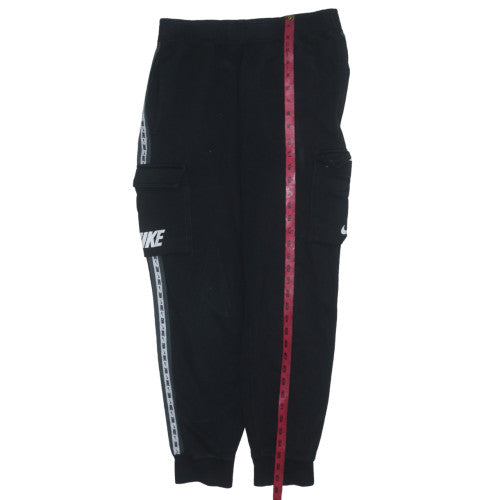 Nike Men's Black Fleece Jogger Trousers M Regular Fit